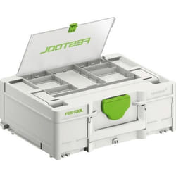 SYS3 df m 137 Coffret à outils Systainer accouplable avec compartiment à couvercle 396 x 296 x 137mm 10,4l (577346) - Festool