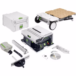 Description générale La scie circulaire sur table sans fil CSC SYS 50 est ultra-compacte, tenant dans un Systainer, tout en o ...