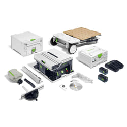 Banc de scie Festool CSC SYS 50 EBI-Set;  18 V; 2x5,0 Ah accu.