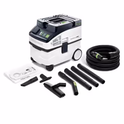 Description générale L'aspirateur Cleantec CT 15 Festool est idéal pour l'aspiration de poussières, saletés, sable et copeaux ...
