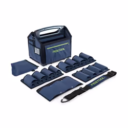 Festool SYS3 T-BAG M Noir, Bleu, Vert Textile