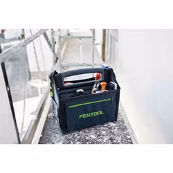Festool SYS3 T-BAG M Noir, Bleu, Vert Textile - Vue supplémentaire 8