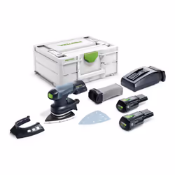 Multisander sans fil Festool DTSC 400 3,0 I-Set;  18 V; 2x3,0 Ah accu.