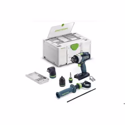 Perceuse-visseuse à percussion sans fil QUADRIVE TPC 18/4 I-Basic-Set - FESTOOL - accessoires - Systainer - 577625