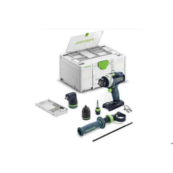 Perceuse-visseuse à percussion sans fil QUADRIVE TPC 18/4 I-Basic-Set - FESTOOL - accessoires - Systainer - 577625