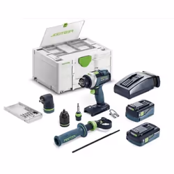 Description générale La perceuse-visseuse à percussion Festool QUADRIVE TPC 18/4 est un outil puissant et polyvalent, conçu p ...