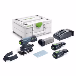 Festool Ponceuse vibrante hybride RTSC 400 3,0 I-Plus Référence 577686 Livraison standard Batterie BP 18 Li 3,0 Ergo I Charge ...