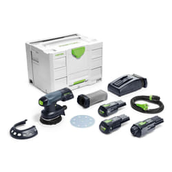 Ponceuse orbitale Festool ETSC 125 3,0 I-Set 18 V; 2x3,0 Ah accu.