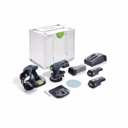 Ponceuse orbitale Festool ES-ETSC 125 3,0 I-Plus 18 V; 2x3,0 Ah accu.