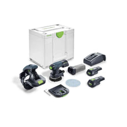 Ponceuse orbitale Festool ES-ETSC 125 3,0 I-Plus 18 V; 2x3,0 Ah accu.