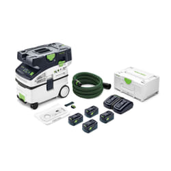 Aspirateur sans fil Festool CLEANTEC CTMC MIDI I-Plus; 18 V; 4x5,0 Ah accu.