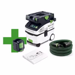 Description générale Cet Aspirateur mobile Festool CTM MIDI I CT-F est conçu pour offrir une solution efficace et compacte po ...