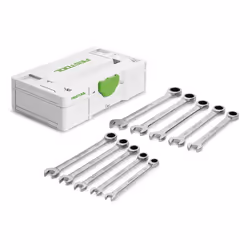 Festool 578117, Jeu de clés à molette, Acier inoxydable, Acier inoxydable, Droit, 8,9,10,11,12,13,14,15,16,17 mm, 265 mm