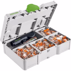 Festool Kit de bornes Wago SYS3 S 76-WAGO-Set pour Systainer³ Rack Référence 578118 Livraison standard testeur de tension dém ...