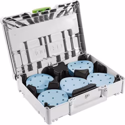 Festool Systainer³ d'abrasifs Granat D125 GR SYS pour RO 125, ES 125, ETS 125, ETSC 125, ES-ETS 125, ES-ETSC 125, ETS EC 125, ...