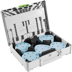 Systainer pour abrasifs³ sys-stf D125 GR-Set Grenat - 578193 - Festool