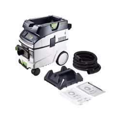 L'aspirateur mobile 578156 Festool CTM 36 EI AC-PLANEX est un aspirateur à usage professionnel, particulièrement adapté aux t ...