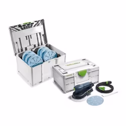 Festool Ponceuse excentrique ETS EC 150/3 EQ-SYS GR Référence 578265 Livraison standard Plateau de ponçage ST-STF D150/MJ2-M8 ...