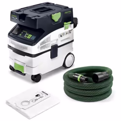 Aspirateur CLEANTEC CTL MIDI I : compact, mobile, intelligent L'aspirateur CLEANTEC CTL MIDI I de Festool est le partenaire i ...