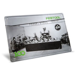 Festool 100 ans plaque de tôle rétro stand d'exposition MES-FT2 100Y - 578401