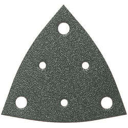 Fein - Feuille abrasive Delta avec bande auto-agrippante, perforé 63717116016 Grain 240 Cote d'encoignure 80 mm 50 pc(s)