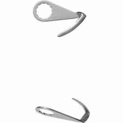 Idéal pour le vitrage sous le capot Patte longue(Fein 2x lame de coupe en forme de U longue SuperCut 60 mm - 63903107016 est ...