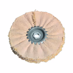FEIN 63723011014, Disque de polissage, 15 cm, Jaune, Tissu