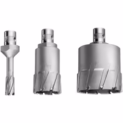 Durée de vie maximale et excellente performance d'usinage. Dimensions métriques(Fein 1x HM Ultra carotteuse avec prise QuickI ...