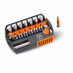 FEIN 60510221010, 8 pièce(s), Cruciforme, PZ 2, PZ 3, TX15, TX20, TX25, TX30, TX40