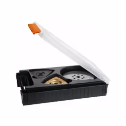 Pour les applications de ponçage de surfaces : 1 râpe à concrétion carbure 1 patin non perforé 4 x 10 feuilles abrasives P60, ...