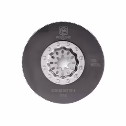 La lame de scie oscillante STARLOCK Fein circulaire 85 mm est fabriquée en acier HSS pleine, offrant une résistance adaptée a ...