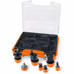 Set de 7 accessoires QuickIN, dans l'i-BOXX 72 pour un rangement peu encombrant sur le montage et le chantier. L'inlay du cof ...