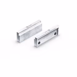 Paire de mâchoires de protection FEIN VersaMAG (B) Blank 110 mm en aluminium Grâce au profilé vierge et à l'épaisseur très él ...