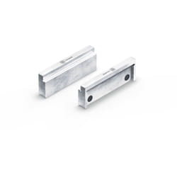 Fein - Paire de mâchoires de protection (b) Blank 110 mm Aluminium ( VersaMAG) - 30240476010