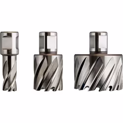 Durée de vie élevée. Dimensions métriques(Fein 1x HSS Nova 25 carotteuse avec prise Weldon 3/4" 25 mm Ø 50 mm - 63134500051 e ...