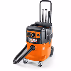 Aspirateur eau et poussière FEIN DUSTEX 35 LX Les coffrets de différents systèmes peuvent être simplement déposés et fixés su ...