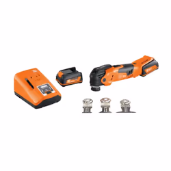 FEIN Cordless MULTIMASTER AMM 300 Plus Start, Sciage, Noir, Orange, 18000 OPM, 11500 OPM, 3,2°, 81 dB