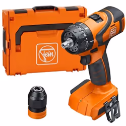 Perceuse-Visseuse FEIN ABS 18 Q AS - Réducteur avec pignonnerie complète en métal 2 vitesses parfaitement adapté au perçage j ...
