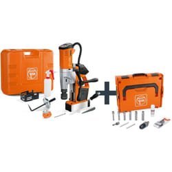 Fein - Carotteuse magnétique universelle sans fil jusqu'à 35 mm avec kit utilisateur akbu 35 pmqw as Solo - 71700462000