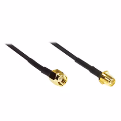 Alcasa 5m SMA/SMA, 5 m, SMA, SMA, Noir