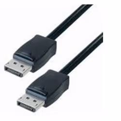 Alcasa 4810-020, 2 m, DisplayPort, DisplayPort, Mâle, Mâle, Noir
