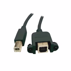 Alcasa USB 2.0 B/B 1m, 1 m, USB B, USB B, USB 2.0, Mâle/Femelle, Noir