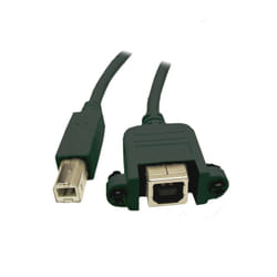 Alcasa USB 2.0 B/B 1m câble USB USB B Noir