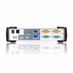 ATEN CS1742 commutateur écran, clavier et souris Argent