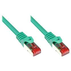 Alcasa 30m Cat6 S/FTP câble de réseau Vert S/FTP (S-STP)