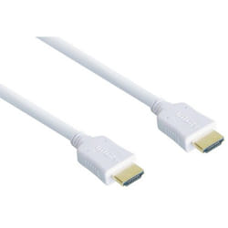 Alcasa 1m HDMI câble HDMI HDMI Type A (Standard) Blanc