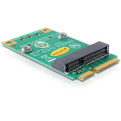 DeLOCK MiniPCIe Half/Full carte et adaptateur d'interfaces