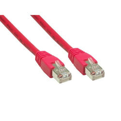 Alcasa Cat. 6 S/FTP, 2m câble de réseau Rouge Cat6 S/FTP (S-STP)