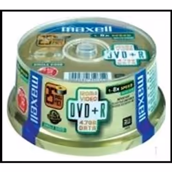 Maxell DVD+R 8x Spindle, 120 mm, 50 pièce(s), 4,7 Go
