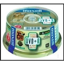 Maxell DVD+R 8x Spindle 4,7 Go 50 pièce(s)